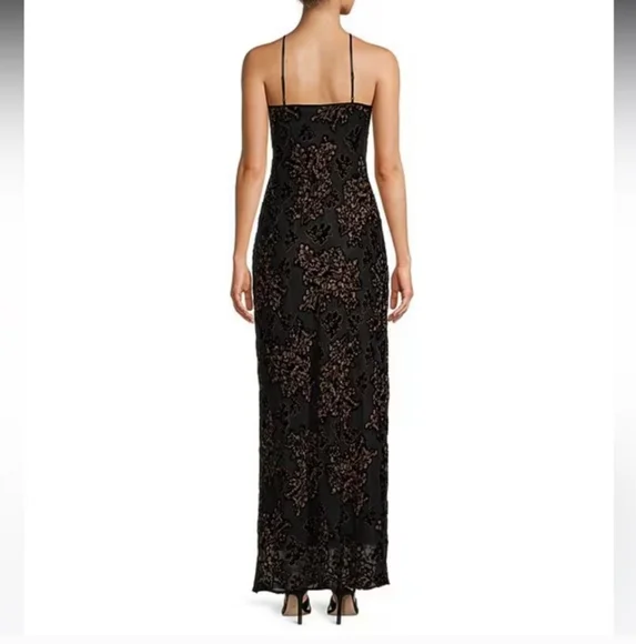 Antonio Melani Bernice Floral Burnout 3D Rosette Halter Sleeveless Maxi  Dress is available for purchase on au PAY Market - Imported Goods Online  Store Co.Ltd. | au PAY Market - Online Shopping Site
